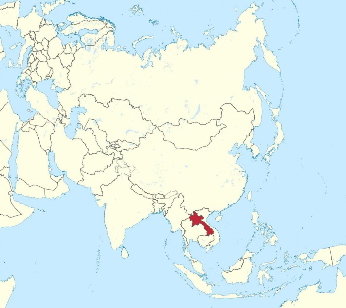 ラオスの地図アジア地図ラオスのアジア 東南アジア アジア