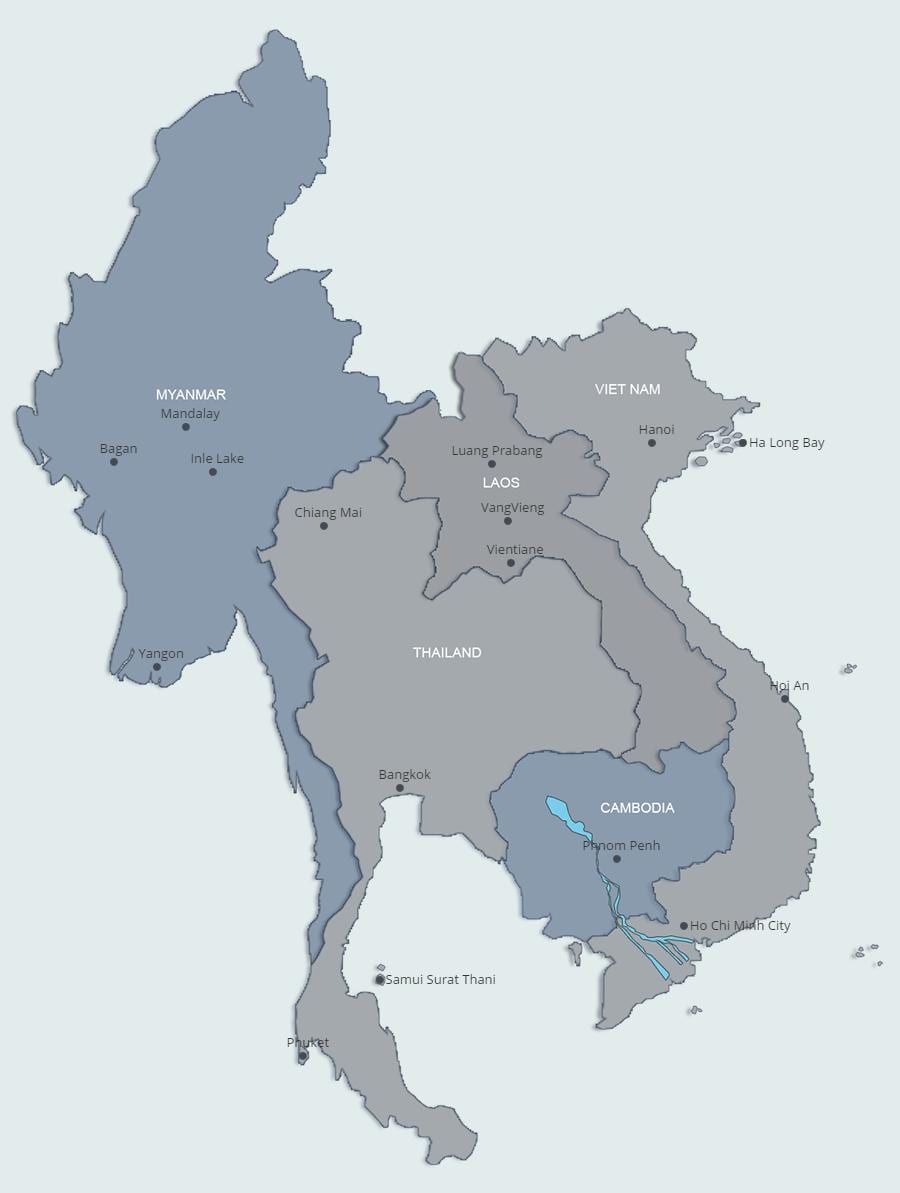 図ラオス北部