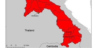 図ラオス国のマラリア 